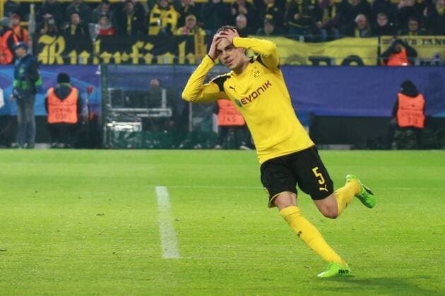 08.03.2017, xkvx, Fussball Champions League, Borussia Dortmund - Benfica Lissabon, emspor, v.l. Bartra (BVB Borussia Dortmund) Dortmund