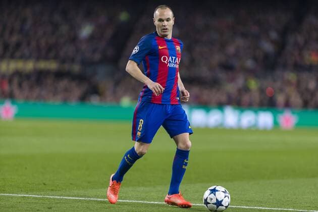 SPAIN - Mar, 8th: Andres Iniesta during the match between FC Barcelona Barca - Paris Saint Germain, for the round of 16 of the Champions League, played at Camp Nou Stadium on 8th March 2016 in Barcelona, Spain. (Credit: Mikel Trigueros Urbanandsport Cordon Press)  xCordonxPressx xSPAINx-xFCxBarcelonax-xParisxSaintxGermainx-xxChampionsxLeaguex-x2016 17x