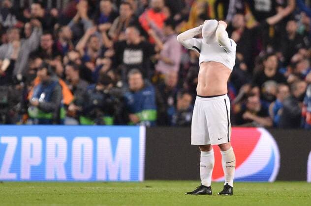 Bilder des Tages - SPORT Fußball, CL, FC Barcelona - Paris St. Germain 06 MARCO VERRATTI (psg) - Enttäuschung Fußball: FC Barcelona vs Paris St. Germain (PSG) - Champions League - 08 03 2017 AnthonyBIBARD FEP Panoramic 