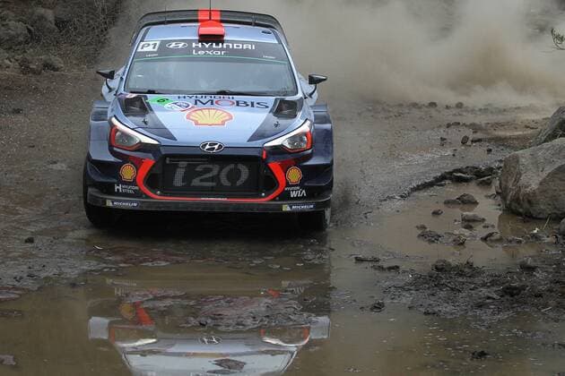 Daniel Sordo, Spain, drives his Hyundai I20 Coupe WRC Motorsport Rallye WM during a practice of Rally Guanajuato 2017 in Leon, Guanajuato state, Mexico, 08 March 2017. Rally Guanajuato 2017 !ACHTUNG: NUR REDAKTIONELLE NUTZUNG!  Copyright: xUlisesxRuizxBasurtox MEX245 20170309-636246352994306933