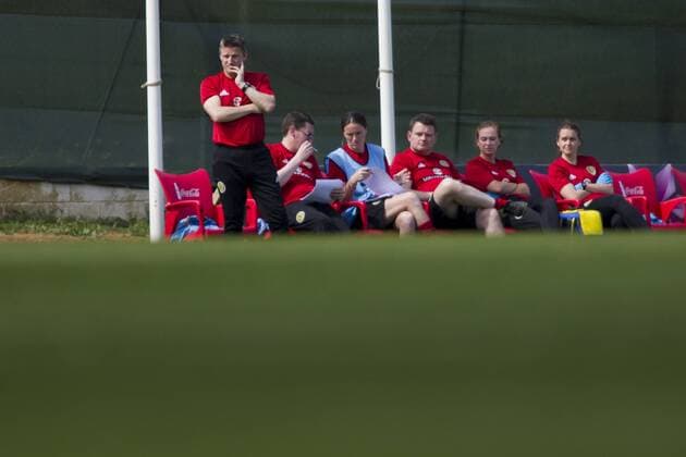 Coach Team Scotland, Woman U19 5 Nations Tournament, match GERMANY vs SCOTLAND, La Manga Club, Murcia, Spains, 07-03-2017  xPascu_Mendezx xx