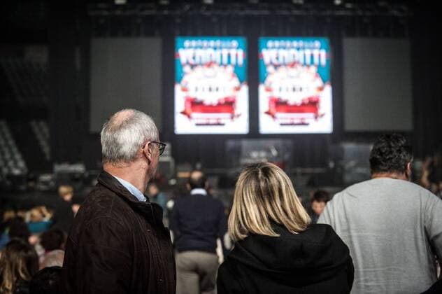 Claudio Ranieri former manager of Leicester City is seen during a concert in Rome at PalaLottomatica, Rome, 8 March 2017. Photo Giuseppe Maffia. Copyright: xGiuseppexMaffiax 11890678