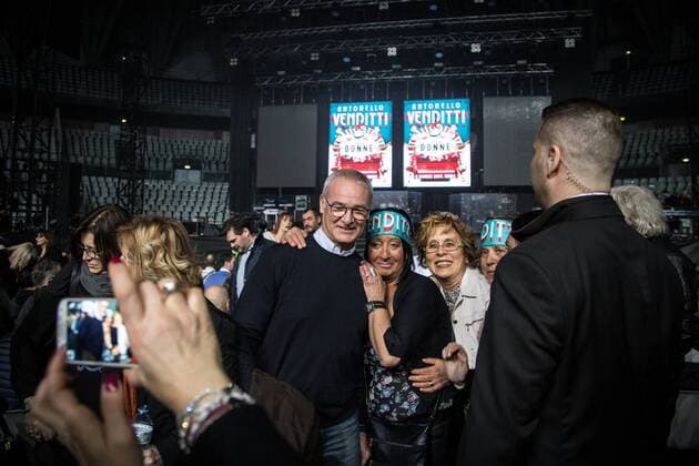 Claudio Ranieri former manager of Leicester City is seen during a concert in Rome at PalaLottomatica, Rome, 8 March 2017. Photo Giuseppe Maffia. Copyright: xGiuseppexMaffiax 11890683