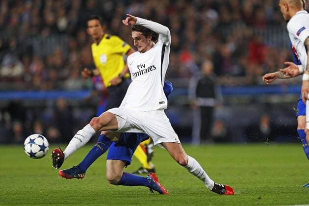 Adrien Rabiot (PSG), March 8, 2017 - Football Soccer : UEFA Champions League Round 16 2nd leg match between FC Barcelona Barca 6-1 Paris Saint-Germain at Camp Nou stadium in Barcelona, Spain. Noxthirdxpartyxsales  (oqma021792)
