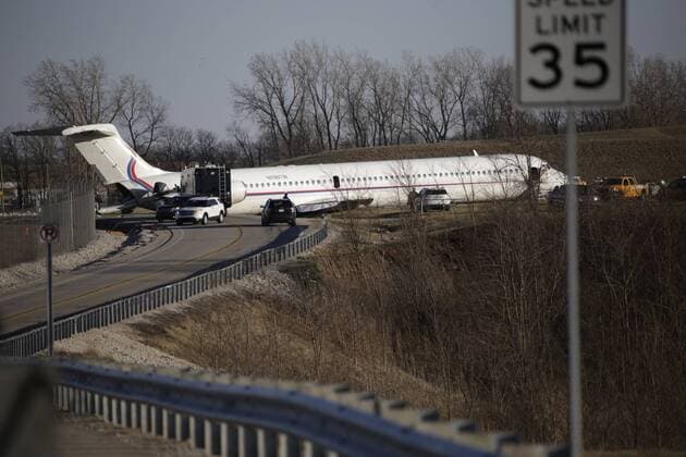 March 8, 2017 - Michigan, U.S. - A plane carrying the U of M basketball team was forced to abort a take off at the Willow Run Airport in Ypsilanti Wednesday Mar. 8, 2017 due to heavy winds that hit the area. Michigan News - March 8, 2017 - ZUMAf31_ Copyright: xMandixWrightx