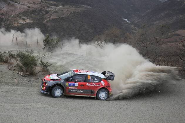 WRC Motorsport Rallye WM Rally Guanajuato Mexico 09 - 12 March 2017 08.03.2017 - Stephane Lefebvre (FRA)-Gabin Moreau (FRA) Citroen DS3, Citroen Total Abu Dhabi WRT 