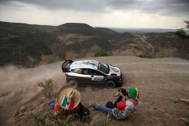 WRC Motorsport Rallye WM Rally Guanajuato Mexico 09 - 12 March 2017 08.03.2017 - Lorenzo Bertelli (ITA)-Simone Scattolin (ITA) Ford Fiesta WRC, M World Rally Team 