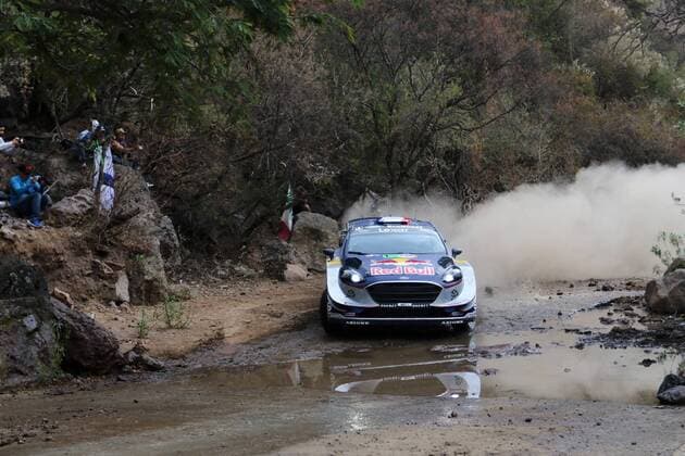 WRC Motorsport Rallye WM Rally Guanajuato Mexico 09 - 12 March 2017 08.03.2017 - Sebastien Ogier (FRA)-Julien Ingrassia (FRA) Ford Fiesta WRC, M World Rally Team 