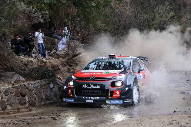 WRC Motorsport Rallye WM Rally Guanajuato Mexico 09 - 12 March 2017 08.03.2017 - Stephane Lefebvre (FRA)-Gabin Moreau (FRA) Citroen DS3, Citroen Total Abu Dhabi WRT 