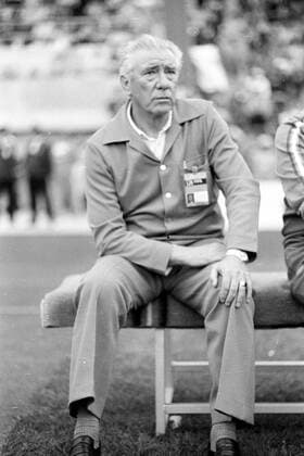 Nationaltrainer Ferruccio Valcareggi (Italien)