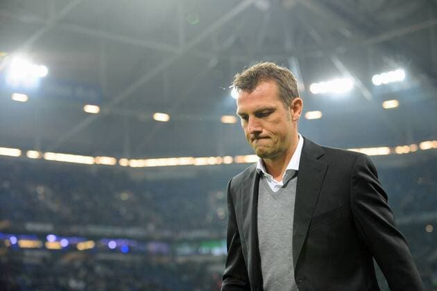 GER, UEFA EL, FC Schalke 04 (GER) vs Bor. Moenchengladbach (GER) 09.03.2017, Veltins-Arena, Gelsenkirchen, GER, UEFA EL, FC Schalke 04 (GER) vs Bor. Moenchengladbach (GER), im Bild Markus Weinzierl ( Trainer Schalke ) Foto © nordphoto Treese nordphotoxTreese