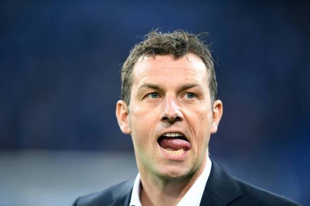 Fussball, UEFA Europa League, Saison 2016 2017, Achtelfinale ,Spiel 1, FC Schalke 04 vs Borussia Mönchengladbach 09.03.2017, Veltinsarena Gelsenkirchen,Markus Weinzierl, S04