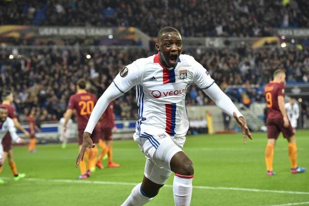 But de Mouctar Diakhaby (lyon) FOOTBALL : Lyon vs Rome - Ligue Europa - 1 8e de finale - 09 03 2017 FredericChambert Panoramic 