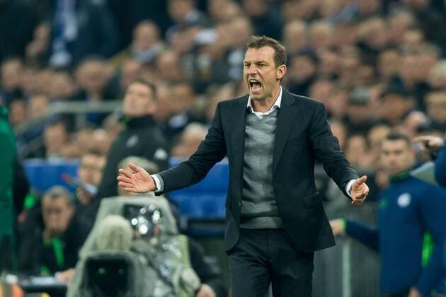 Gelsenkirchen, Germany, 09.03.2017, UEFA Europa League - 2016 17 Season, Round of 16, First leg, FC Schalke 04 - Borussia Moenchengladbach, Trainer Markus Weinzierl (S04) ( DeFodi001