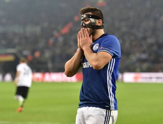 09.03.2017, Fussball, UEFA Europa League, Saison 2016 2017, Achtelfinale, FC Schalke 04 - Borussia Moenchengladbach, Sead KOLASINAC (FC Schalke 04)