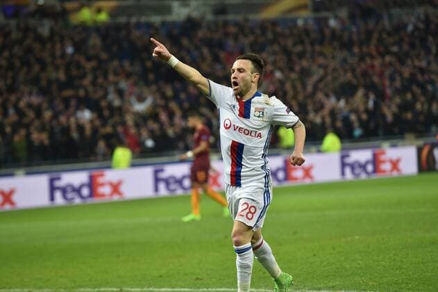 Mathieu Valbuena (lyon) - Fussball, Europaleague, Olympique Lyon vs. AS Rom - 09 03 2017 FredericChambert Panoramic 