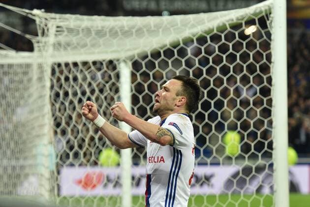 Mathieu Valbuena (lyon) - Fussball, Europaleague, Olympique Lyon vs. AS Rom - 09 03 2017 FredericChambert Panoramic 