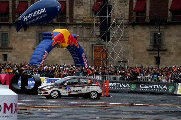 March 9, 2017 - Mexico - EUM20170309DEP13.JPG.CIUDAD DE MEXICO Rally-Mexico.- 9 de marzo 2017. La explanada del Zocalo recibio, por primera vez, al Campeonato Mundial de Rally. La etapa inicial de la tercera fecha del WRC Motorsport Rallye WM se corrio en una ruta de 1.5 kilometros donde los automoviles sumaron sus primeros tiempos de los 898 kilometros totales que se desarrollara en Guanajuato. Foto: Agencia EL UNIVERSAL RCC. Latin News - March 9, 2017  - ZUMAu78_ 20170309_zaf_u78_062 Copyright: xValentexRosasx