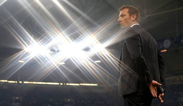 09.03.2017, Fussball UEFA Europa League 2016 2017, Achtelfinale, FC Schalke 04 - Borussia Mönchengladbach, in der VELTINS-Arena Gelsenkirchen. Trainer Markus Weinzierl (Schalke) 