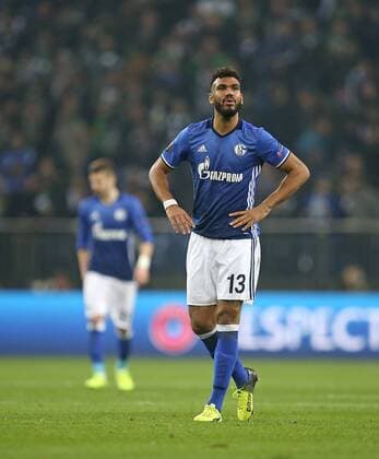 09.03.2017, Fussball UEFA Europa League 2016 2017, Achtelfinale, FC Schalke 04 - Borussia Mönchengladbach, in der VELTINS-Arena Gelsenkirchen. Eric Maxim Choupo-Moting (Schalke) 