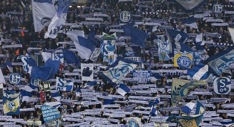 Gelsenkirchen, 09.03.2017 Schalke Fans - Eurofighter FC Schalke 04 - Borussia Mönchengladbach