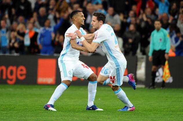 Torjubel Thauvin (OM) FOOTBALL : Olympique Marseille vs SCO Angers - Ligue1 - 10 03 2017 FranckPennant Panoramic 