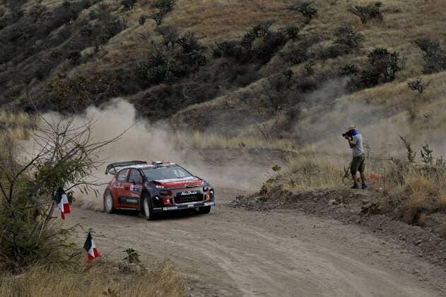 Stephane Lefebvre (F), Gabin Moreau (F) Citroen C3 WRC Motorsport Rallye WM WRC Rally Mexico 2017 Rally Mexico 2017