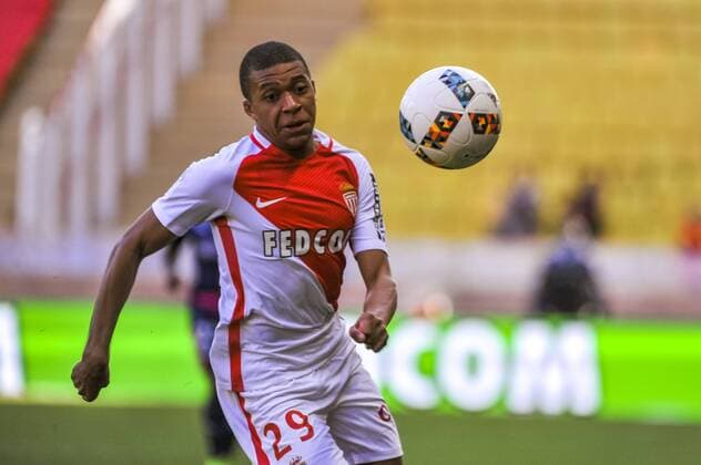 Kylian Mbappe (AS Monaco) FOOTBALL : AS Monaco vs Girondins de Bordeaux - Ligue 1 - 11 03 2017 NorbertScanella Panoramic 