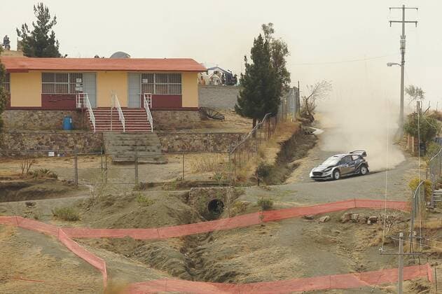 Stonian pilot Ott Tanak rides his Ford Fiesta WRC Motorsport Rallye WM during the Half Moon stage at the 14th World Rally Championship in Leon, Guanajuato state, Mexico, 11 March 2017. 14TH WORLD RALLY CHAMPIONSHIP IN MEXICO !ACHTUNG: NUR REDAKTIONELLE NUTZUNG!  Copyright: xUlisesxRuizxBasurtox MEX001 20170311-636248591301096416