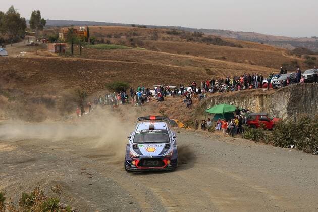 Belgian pilot Thierry Neuville rides his Hyundai I20 Coupe WRC Motorsport Rallye WM during the Half Moon stage at the 14th World Rally Championship in Leon, Guanajuato state, Mexico, 11 March 2017. 14TH WORLD RALLY CHAMPIONSHIP IN MEXICO !ACHTUNG: NUR REDAKTIONELLE NUTZUNG!  Copyright: xUlisesxRuizxBasurtox MEX001 20170311-636248597706842290