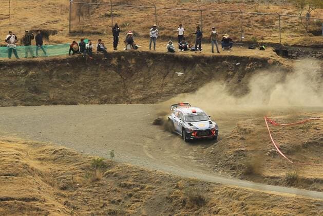 Spanish pilot Daniel Sordo rides his Hyundai I20 Coupe WRC Motorsport Rallye WM during the Half Moon stage at the 14th World Rally Championship in Leon, Guanajuato state, Mexico, 11 March 2017. 14TH WORLD RALLY CHAMPIONSHIP IN MEXICO !ACHTUNG: NUR REDAKTIONELLE NUTZUNG!  Copyright: xUlisesxRuizxBasurtox MEX001 20170311-636248617554664519