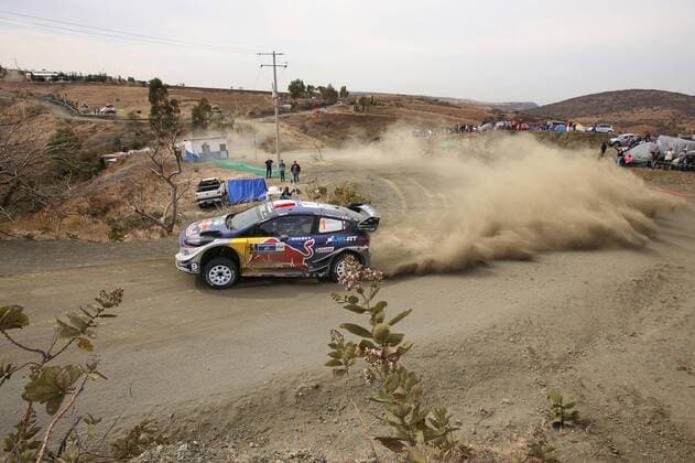 French pilot Sebastien Ogier rides his Ford Fiesta WRC Motorsport Rallye WM during the Half Moon stage at the 14th World Rally Championship in Leon, Guanajuato state, Mexico, 11 March 2017. 14TH WORLD RALLY CHAMPIONSHIP IN MEXICO !ACHTUNG: NUR REDAKTIONELLE NUTZUNG!  Copyright: xUlisesxRuizxBasurtox MEX001 20170311-636248618920115013