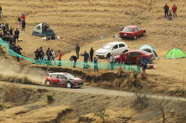 British pilot Kris Meeke rides his Citroen C3 WRC Motorsport Rallye WM during the Half Moon stage at the 14th World Rally Championship in Leon, Guanajuato state, Mexico, 11 March 2017. 14TH WORLD RALLY CHAMPIONSHIP IN MEXICO !ACHTUNG: NUR REDAKTIONELLE NUTZUNG!  Copyright: xUlisesxRuizxBasurtox MEX001 20170311-636248618936650801
