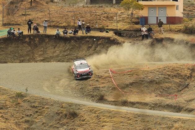 British pilot Kris Meeke rides his Citroen C3 WRC Motorsport Rallye WM during the Half Moon stage at the 14th World Rally Championship in Leon, Guanajuato state, Mexico, 11 March 2017. 14TH WORLD RALLY CHAMPIONSHIP IN MEXICO !ACHTUNG: NUR REDAKTIONELLE NUTZUNG!  Copyright: xUlisesxRuizxBasurtox MEX001 20170311-636248618962078475