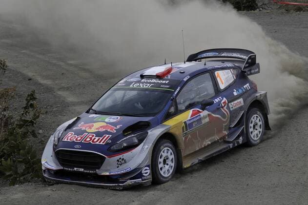 Motorsport, Rallye Mexiko Sebastien Ogier (F), Julien Ingrassia (F) Ford Fiesta WRC Motorsport Rallye WM WRC Rally Mexico 2017 Rally Mexico 2017