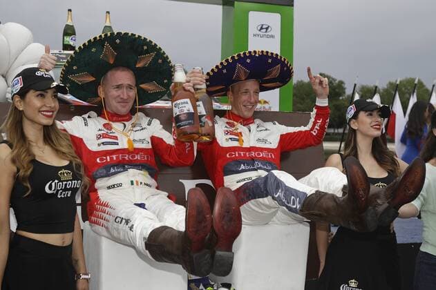 WRC, Meeke und Nagle gewinnen Rallye Mexiko Kris Meeke (GB), Paul Nagle (GB) WRC Motorsport Rallye WM Rally Mexico 2017 Rally Mexico 2017