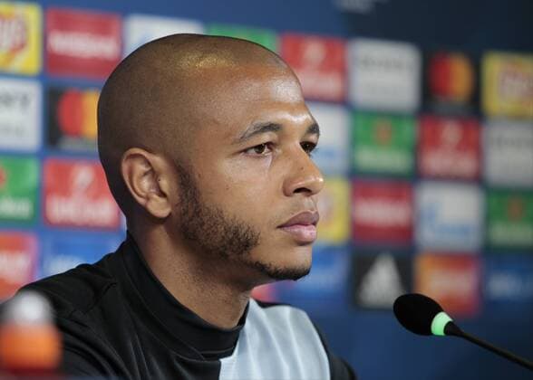 March 13, 2017 - Turin, Italy - Yacine Brahimi during the press conference PK Pressekonferenz before Champions League match between Juventus v Porto, in Turin, on March 13, 2016 Juventus v FC Porto - UEFA Champions League Round of 16: Second Leg Previews  - ZUMAn230 20170313_zaa_n230_021 Copyright: xLorisxRosellix