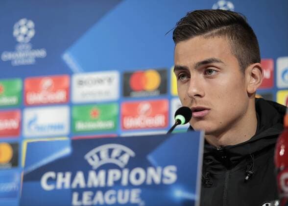 March 13, 2017 - Turin, Italy - Paulo Dybala during the press conference PK Pressekonferenz before Champions League match between Juventus v Porto, in Turin, on March 13, 2016 Juventus v FC Porto - UEFA Champions League Round of 16: Second Leg Previews  - ZUMAn230 20170313_zaa_n230_141 Copyright: xLorisxRosellix