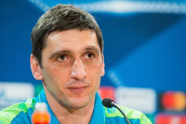 Tayfun Korkut coach of Bayer 04 Leverkusen during the press conference PK Pressekonferenz before the match of Uefa Champions League of Bayer Leverkusen at Vicente Calderon Stadium in Madrid, Spain. March 14, 2017.  (20170314031)