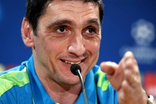 Bilder des Tages - SPORT Bayer Leverkusen s Turkish head coach Tayfun Korkut during the press confence of the team held at Vicente Calderon stadium in Madrid, Spain on 14 March 2017 on the eve of the Champions League round of 16 second leg match played against Atletico Madrid. BAYER LEVERKUSEN S press conference PK Pressekonferenz !ACHTUNG: NUR REDAKTIONELLE NUTZUNG!  Copyright: xJAVIERxLOPEZx 20170314-636251145982675087