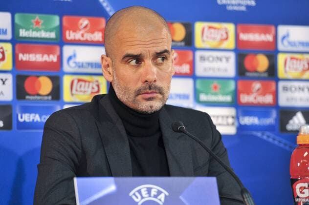 Pep Guardiola (Manchester City) FOOTBALL : PK - Manchester City - Champions League - 14 03 2017 NorbertScanella Panoramic 
