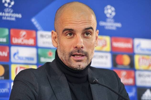 Pep Guardiola (Manchester City) FOOTBALL : PK - Manchester City - Champions League - 14 03 2017 NorbertScanella Panoramic 