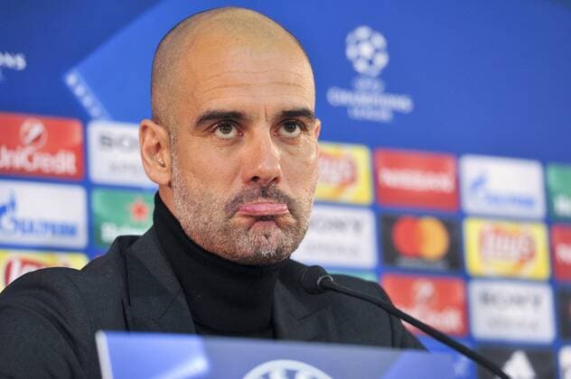 Pep Guardiola (Manchester City) FOOTBALL : PK - Manchester City - Champions League - 14 03 2017 NorbertScanella Panoramic 