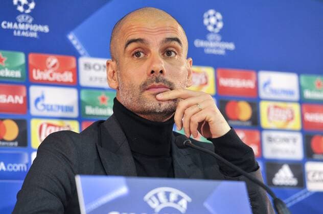 Pep Guardiola (Manchester City) FOOTBALL : PK - Manchester City - Champions League - 14 03 2017 NorbertScanella Panoramic 