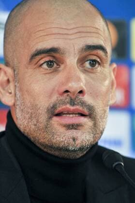 Pep Guardiola (Manchester City) FOOTBALL : PK - Manchester City - Champions League - 14 03 2017 NorbertScanella Panoramic 