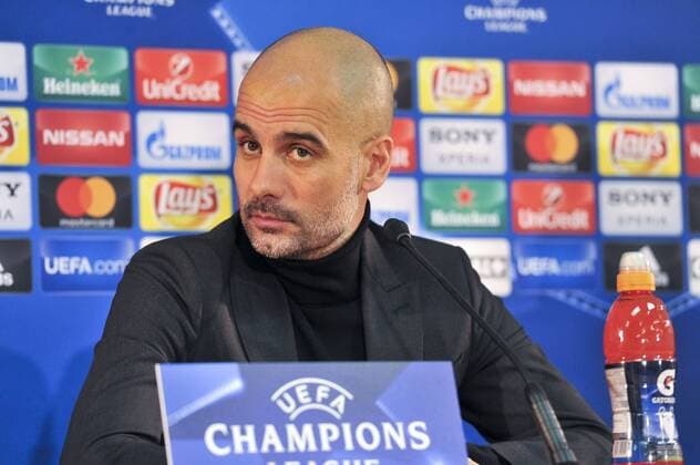 Pep Guardiola (Manchester City) FOOTBALL : PK - Manchester City - Champions League - 14 03 2017 NorbertScanella Panoramic 