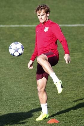 Atletico de Madrid s Antoine Griezmann during training session. March 14,2017.  (2017031439)