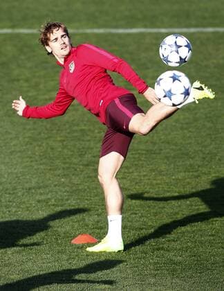 Atletico de Madrid s Antoine Griezmann during training session. March 14,2017.  (2017031441)