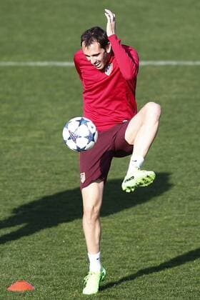 Atletico de Madrid s Diego Godin during training session. March 14,2017.  (2017031434)