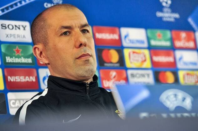 Jose Leonardo Nunes Alves Sousa Jardim (coach AS Monaco) FOOTBALL : PK - As Monaco - Champions League - 14 03 2017 NorbertScanella Panoramic 